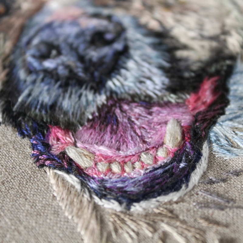 Details of pet portrait
